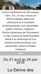 Mobile Screenshot of centre-ceramique-giroussens.com